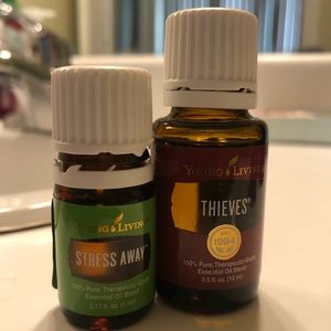 Young Living Thieves & Stress Away essential oils